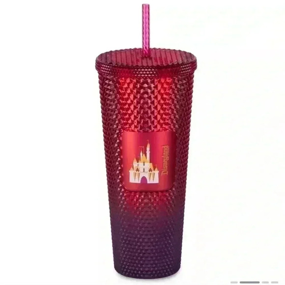 NWT- Disneyland Geometric Starbucks® Tumbler with Straw – Red - Picture 3 of 5